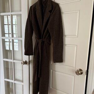 Brown H&M Divided Coat